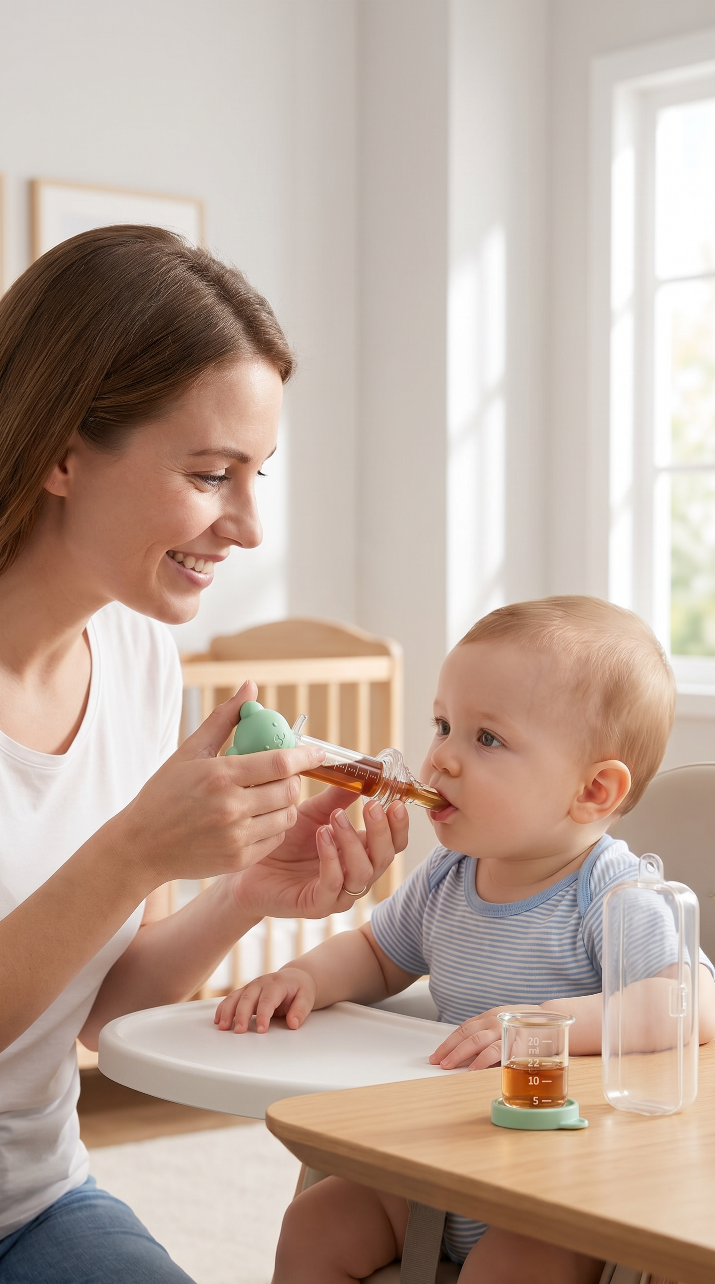 Baby Medicine Dispenser with Pacifier – Easy, Mess-Free Medicine Feeding