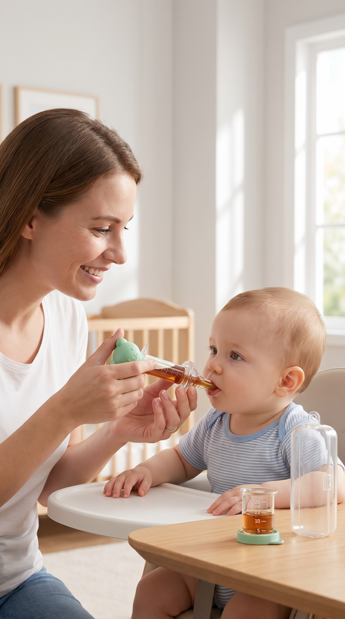 Baby Medicine Dispenser with Pacifier – Easy, Mess-Free Medicine Feeding