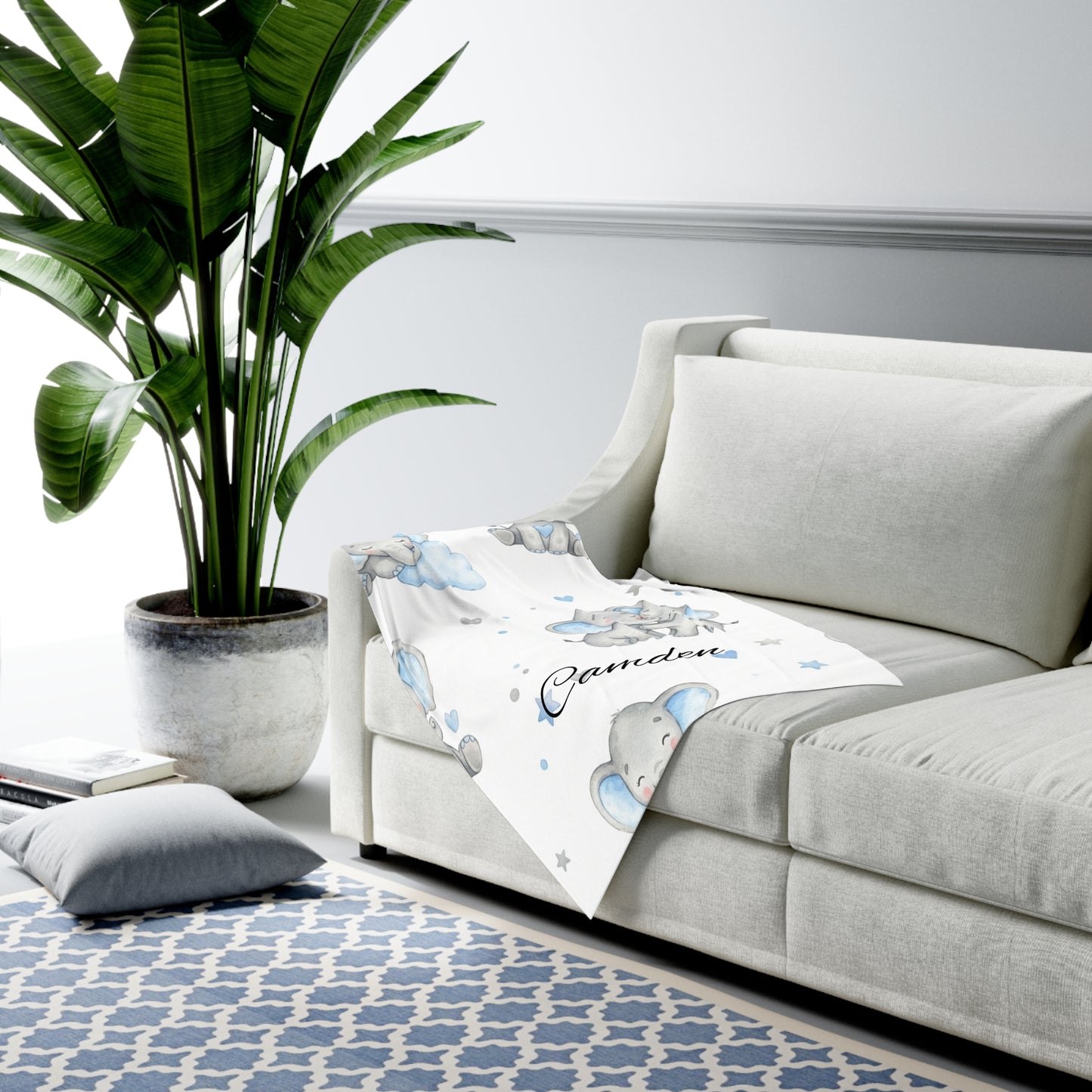 Baby Swaddle Blanket – Soft Custom Infant Swaddle Wrap
