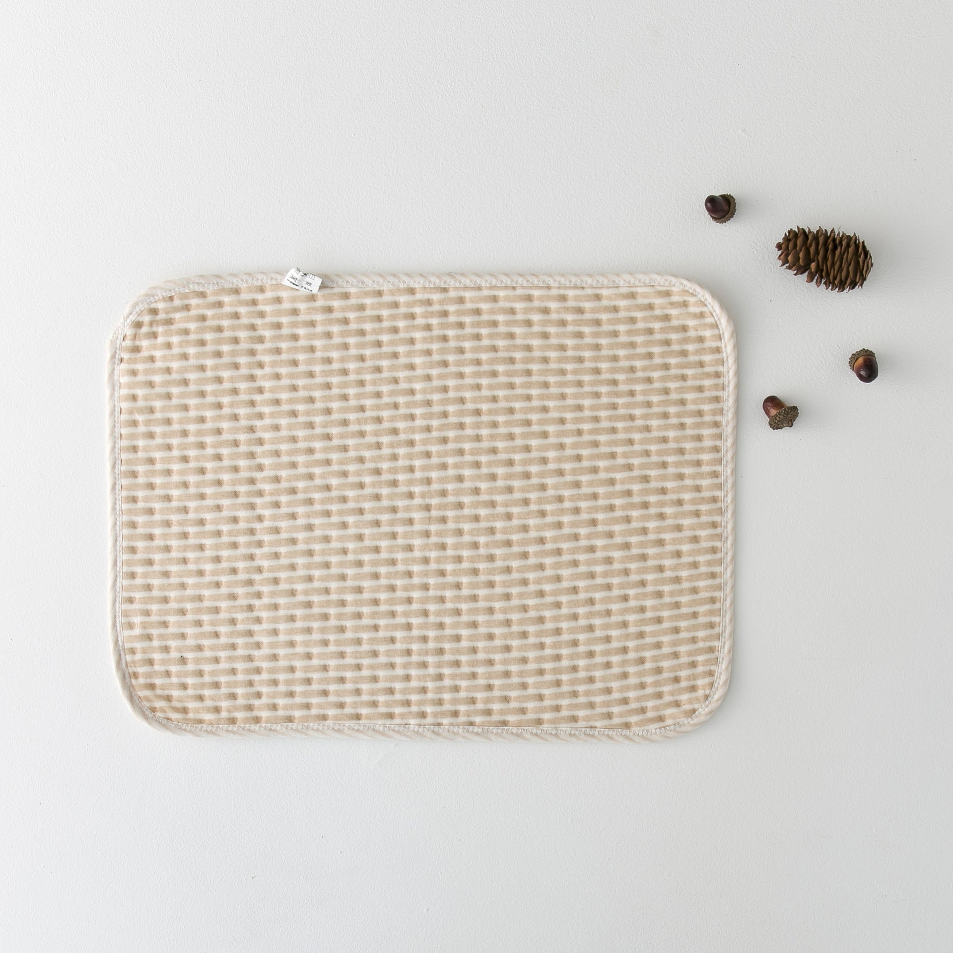 Organic Cotton 3D Waterproof Baby Diaper Pad, Washable