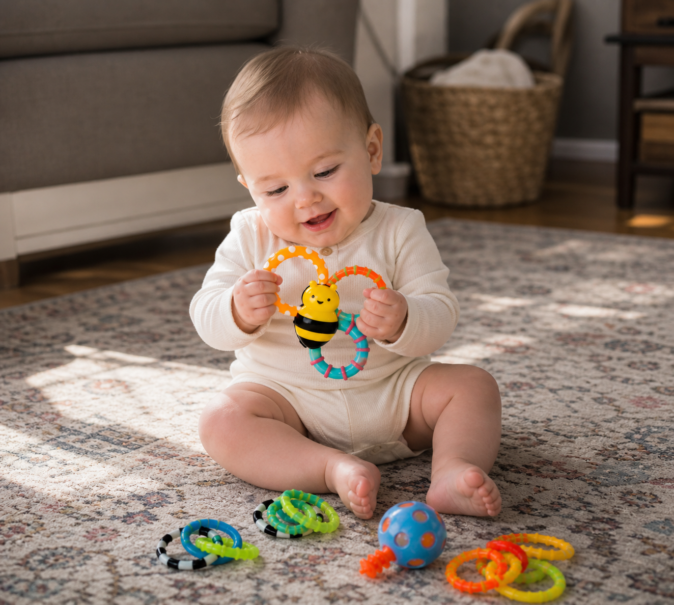 Snuggle & Soothe Baby Teether Set