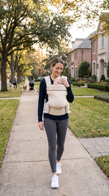 Ergonomic Soft Baby Wrap – Adjustable Infant Carrier