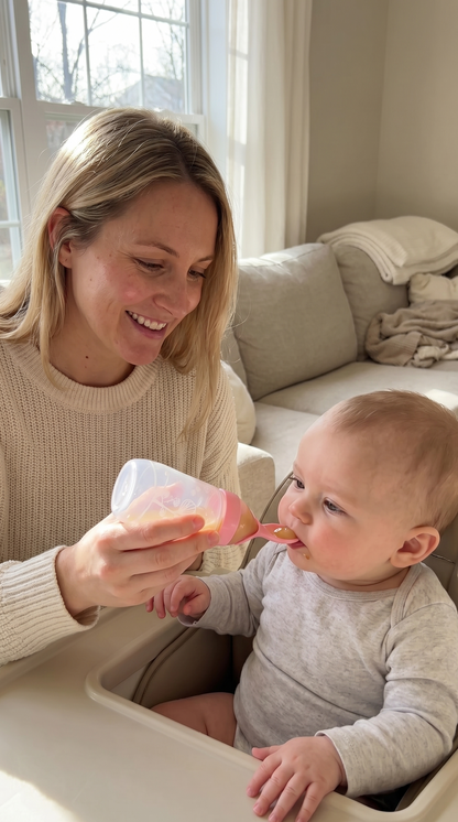 Silicone Squeeze Bottle for Baby Rice Cereal