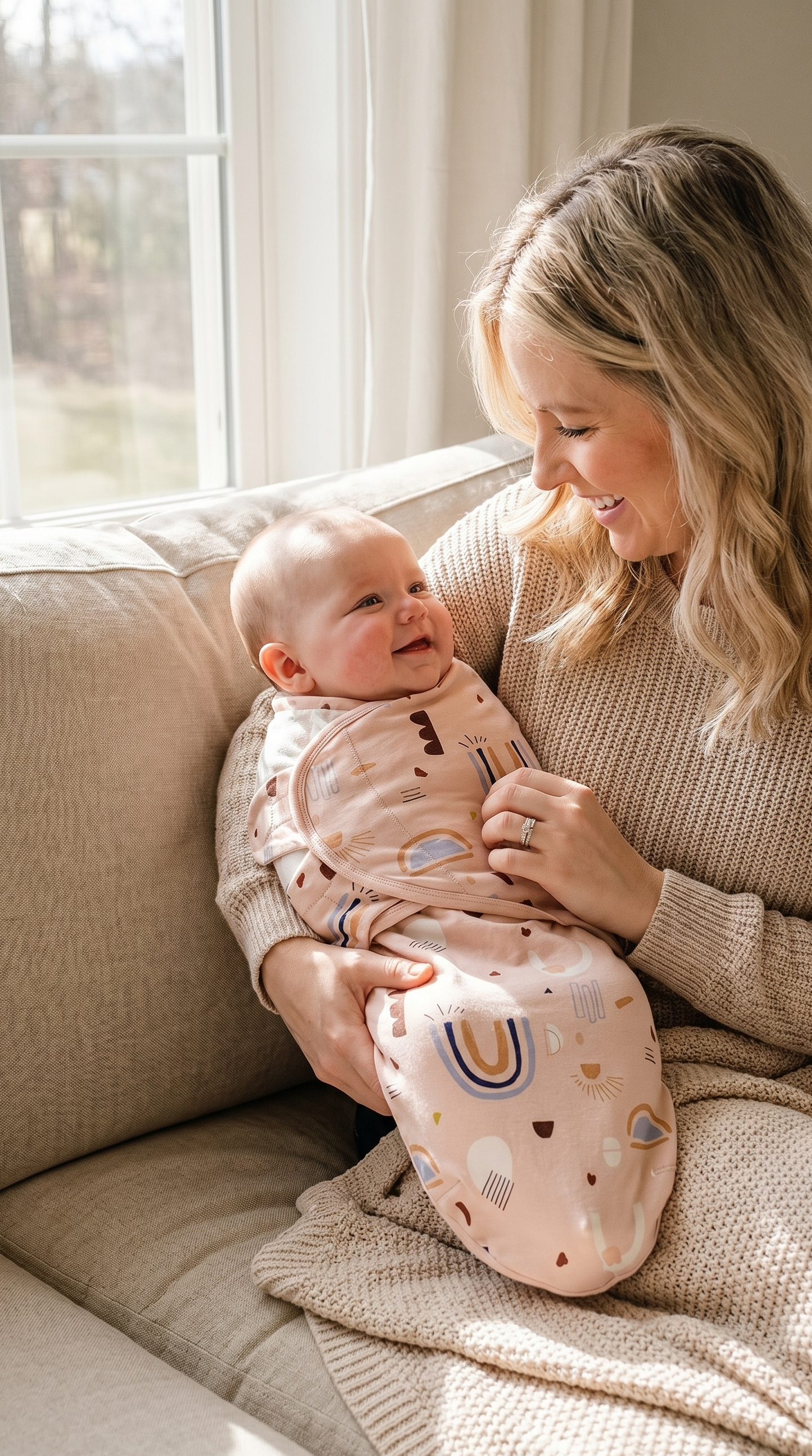 Soft Baby Swaddle Blanket for Infants
