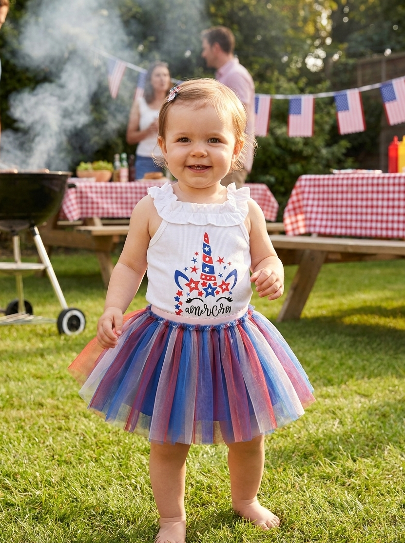 Little Miss USA 🇺🇸Tutu Dress